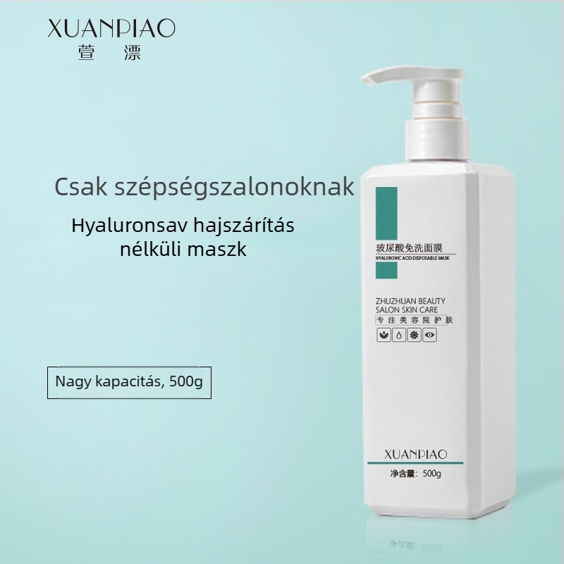 Hialuronsav maszk mosás nélkül – éjszakai hidratálás, hidratálás és pórusösszehúzás, alapfilm bevonat, krém-gél formula (Xuan Piao márka; Hidratáló)