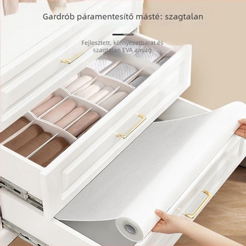 Gardrób fiókalátét EVA – EVA anyag, vízálló EVA réteg, modern minimalista stílus, megjelenés 2024 ősz