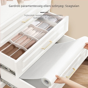 Gardróbszekrény fiók liner – EVA anyagú, PE összetevő, vízálló EVA réteg, modern minimál stílus