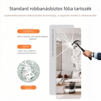 Senfu keret nélküli teljes hosszúságú tükör, modern stílus, a rajzok szerint készített