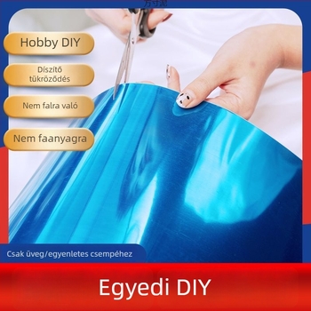 Fali önragasztó tükrös matrica – dekoratív tükör fürdőszobához és ruhásszekrényhez, kínai stílus, márka Strong Merchants