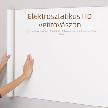 Vetítőfal matrica – alumíniumfólia, tűzálló, kültéri használatra, egyszerű és modern, tükröző stílus