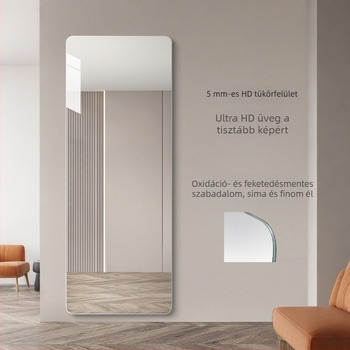 Fali, önragasztó, keret nélküli teljes hosszúságú tükör – modern stílus, otthoni használatra