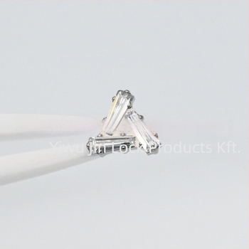 Lip stud fülbevalók, geometriai forma, ASTM F-136 titánötvözet, mikro-beállítás, női divat