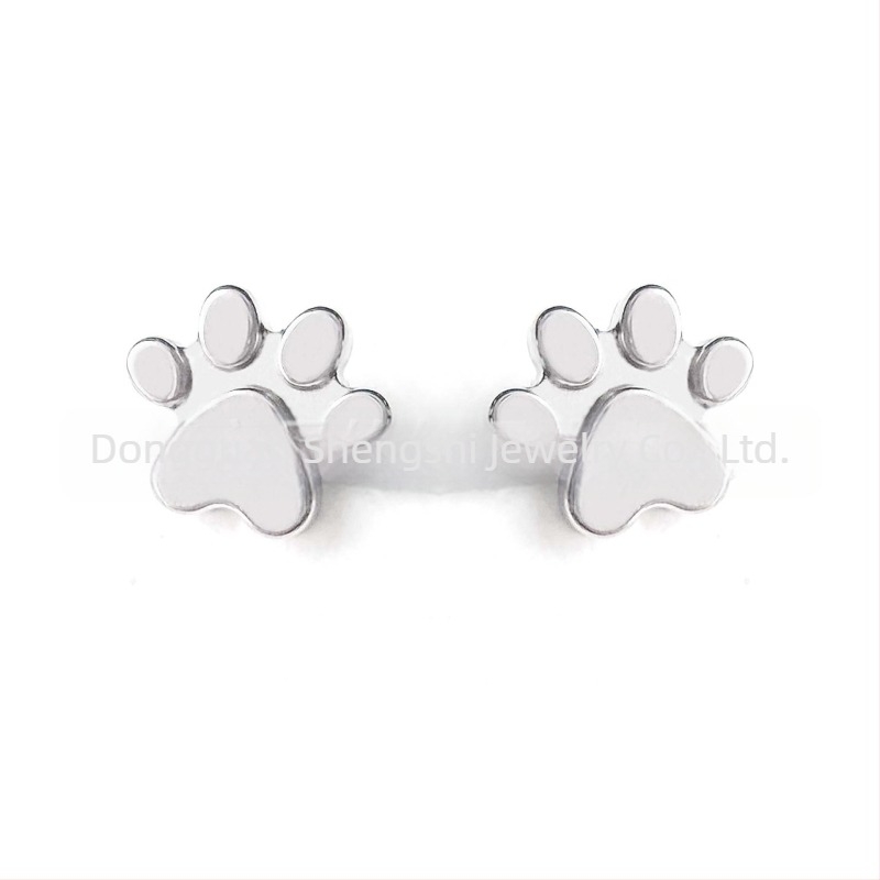 Macska karma ajakszúró ékszer, polírozott G23 titán, geometriai forma, uniszex, természetes stílus