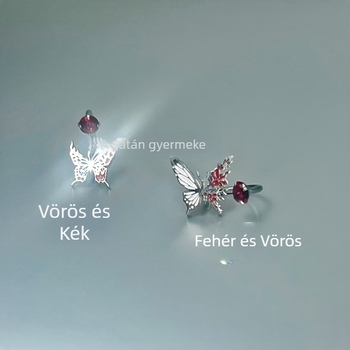 Ajakgyűrű és ajaktüske, belső menetes, titánium acél, kézzel készített