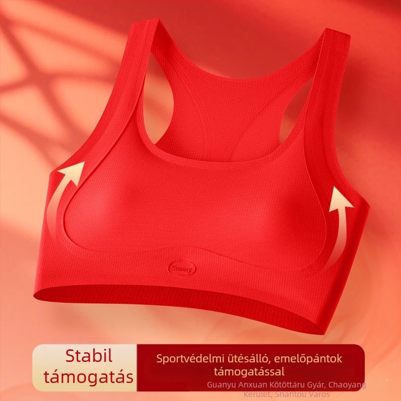 Tinédzser nylon melltartó, sportos-vest stílus, teljes kosár formázott habos töltettel, rögzített vállpántok, hátsó támasz