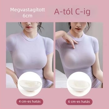 Melltartóbetét beillesztés – lélegző szivacs, vékony réteg, fokozza formázást