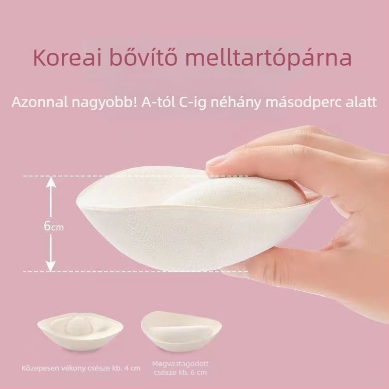 Melltartóbetét beillesztés – lélegző szivacs, vékony réteg, fokozza formázást