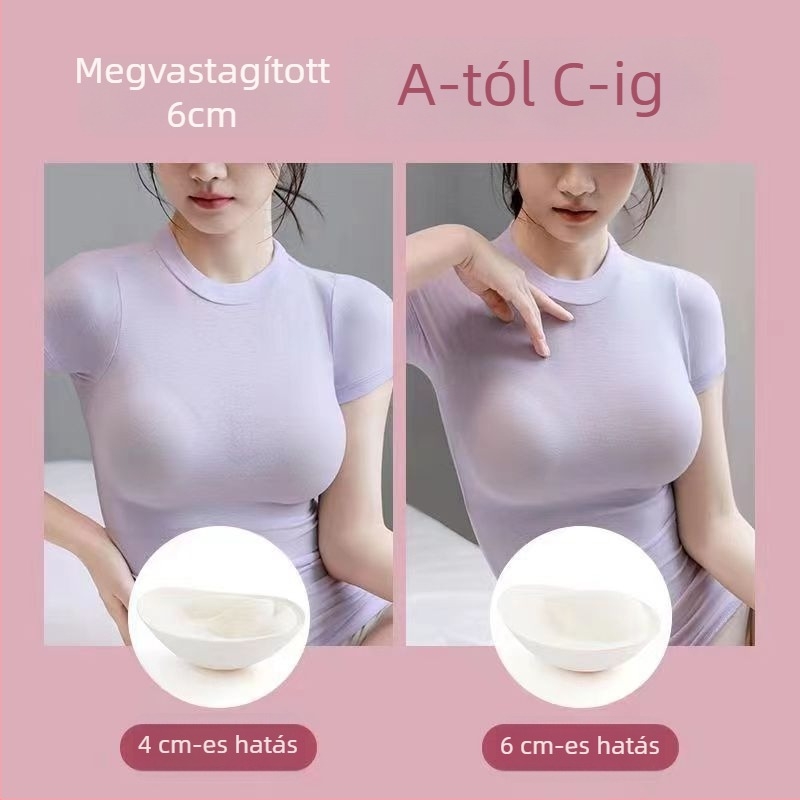 Melltartóbetét beillesztés – lélegző szivacs, vékony réteg, fokozza formázást