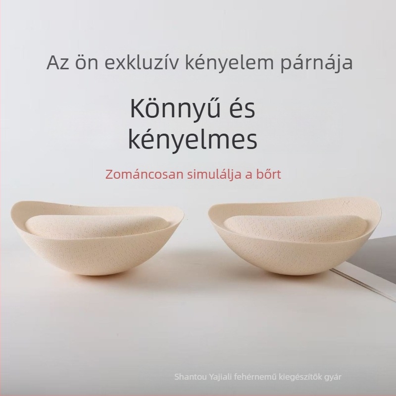 Vastagított melltartó betétek, széttört mellbimbó forma, lélegző, pamut anyag, növeli a liftet