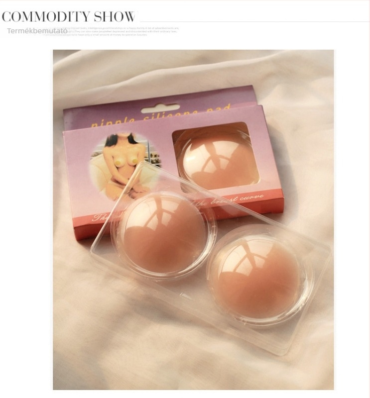 Szilikon melltapaszok - láthatatlan, átlátszó, vékony, kör alakú (Anyag: Szilikon; Funkció: Láthatatlan; Vastagság: Vékony; Stílus: Átlátszó; Forma: Kör)