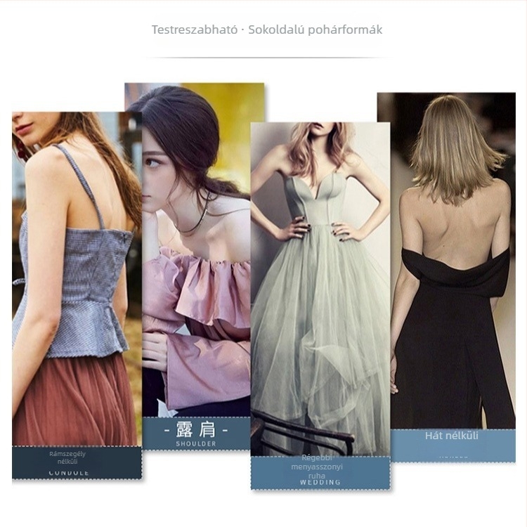 Pamut melltartó kosár - háromszög-, kör- és félkör alakú formák; vékony kialakítás; nyom nélkül; 2025 tavaszi megjelenés