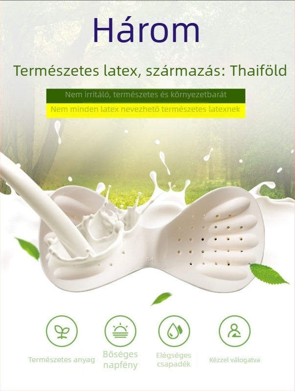 Thai természetes latex melltartó, lélegző, vékony profil, Goddess Proportions