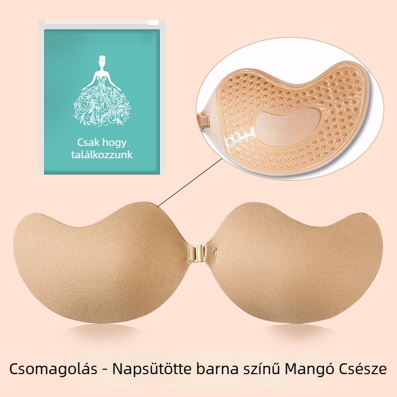 Mangó láthatatlan melltapasz (Anyag: Szivacs; Funkciók: Összehúzás, Nyom nélkül illeszthető, Légáteresztő; Vastagság: Vékony; Areola forma: Mango alakú)