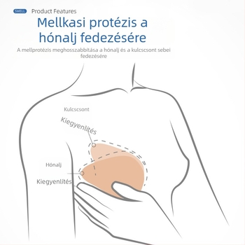 Négy az egyben: könnyű emlőprotézis masztektómia után, spirális masszázs és lélegző sejt-szerkezetű mellkasbetét