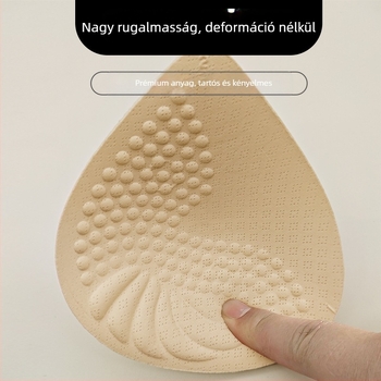 1 cm vékony méhsejt mintázatú, légáteresztő, vízcsepp alakú masszázs, varrat nélküli melltartó betét latex érzet – cserebetét