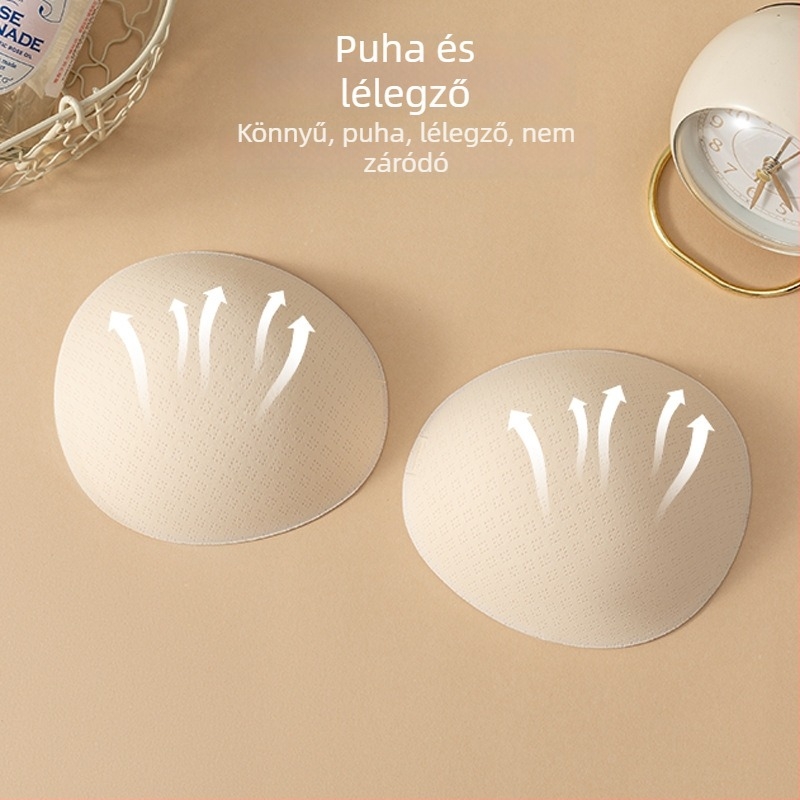 Nylon sport melltartó párna, push-up, lélegző, láthatatlan, megakadályozza a külső tágulást