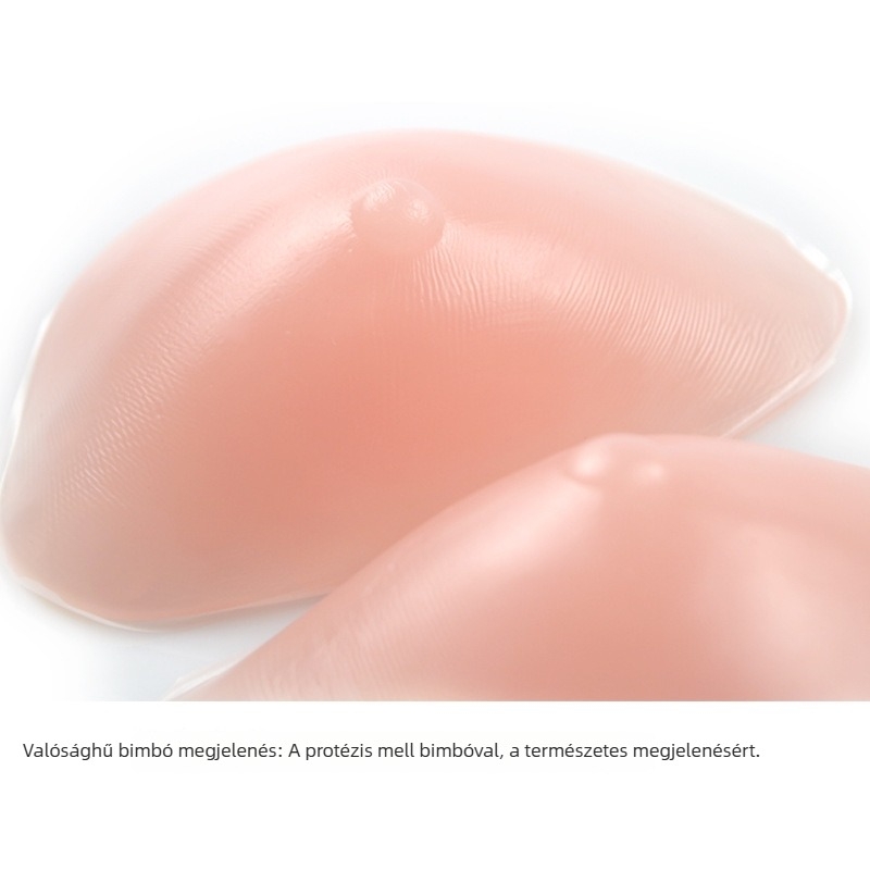 Szilikon mellprotézis — vastagabb töltőpárna, mesterséges mellforma, rehabilitációs típus. Anyag: szilikon; Forma: mesterséges; Vastagság: vastagabb; Funkció: növelés.