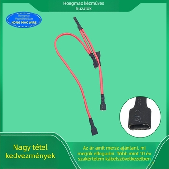 Dugós terminál kábel, bár alakú, lángálló szigetelés, világítástechnikai elektronika