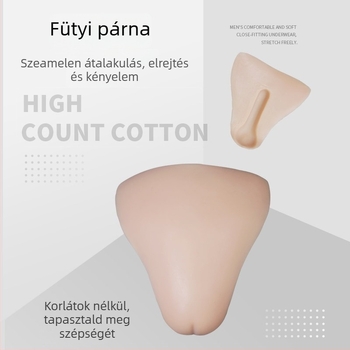 Szilikon kereszt-dressz betét férfiaknak – petálszerű alak, láthatatlan, vastagodott, 2022 tavaszi megjelenés