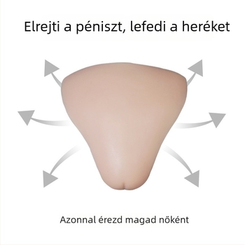 Szilikon kereszt-dressz betét férfiaknak – petálszerű alak, láthatatlan, vastagodott, 2022 tavaszi megjelenés