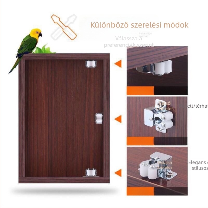 Érintéses gyöngyök gardróbajtókhoz – modern minimalista szekrényhardver