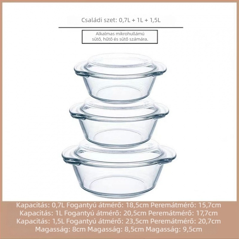 Fedéllel ellátott hőálló boroszilikát üvegből készült tojásos edény gőzöléshez, szabálytalan forma, zománcos felület, mikrohullámú sütőben nem használható