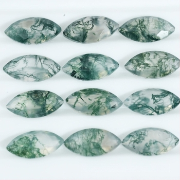 Gyűrű cabochon, vízi achát, ló szem alak, VVS tisztaság, csiszolás és polírozás, testreszabás elérhető