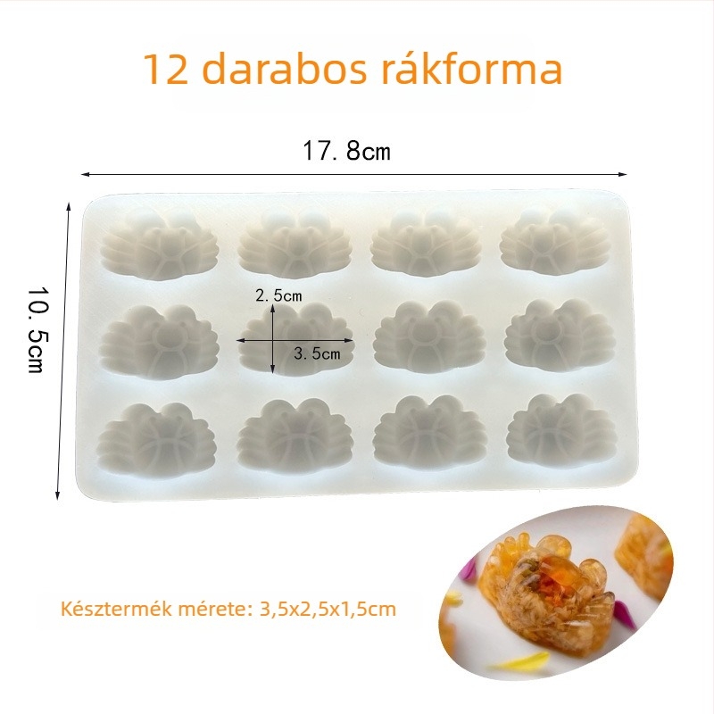 Gömb alakú szilikon forma foie gras-hoz cseresznyével és molekuláris gasztronómiához