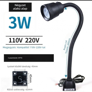 LED munkalámpa gépészeti eszközökhöz - Unique, 220V, Modell 1, Kompatibilis 1 modelllel