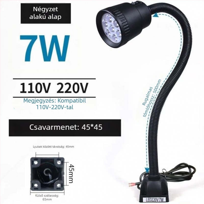 LED munkalámpa gépészeti eszközökhöz - Unique, 220V, Modell 1, Kompatibilis 1 modelllel