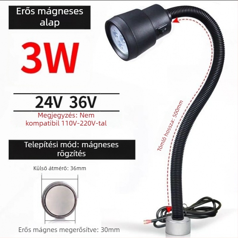 LED munkalámpa gépészeti eszközökhöz - Unique, 220V, Modell 1, Kompatibilis 1 modelllel