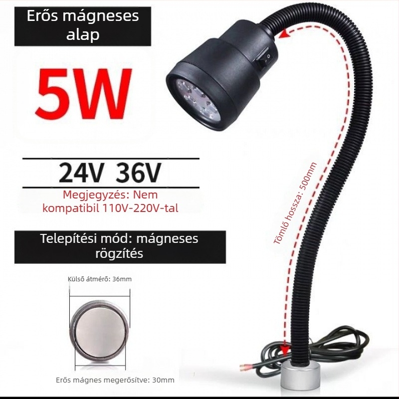 LED munkalámpa gépészeti eszközökhöz - Unique, 220V, Modell 1, Kompatibilis 1 modelllel