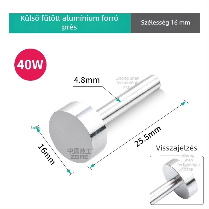 Forrasztóvas javító eszköz – 220V, 40W/60W, alumínium, külső fűtés