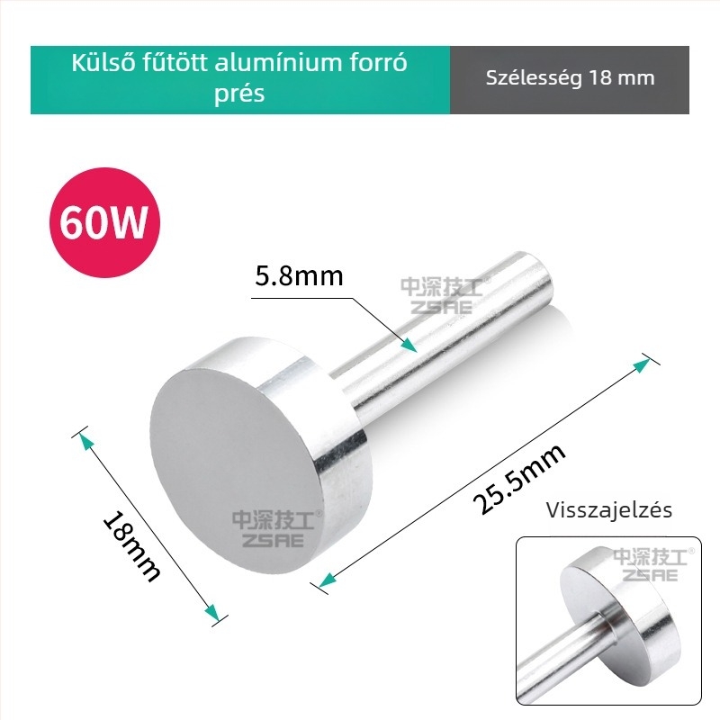Forrasztóvas javító eszköz – 220V, 40W/60W, alumínium, külső fűtés