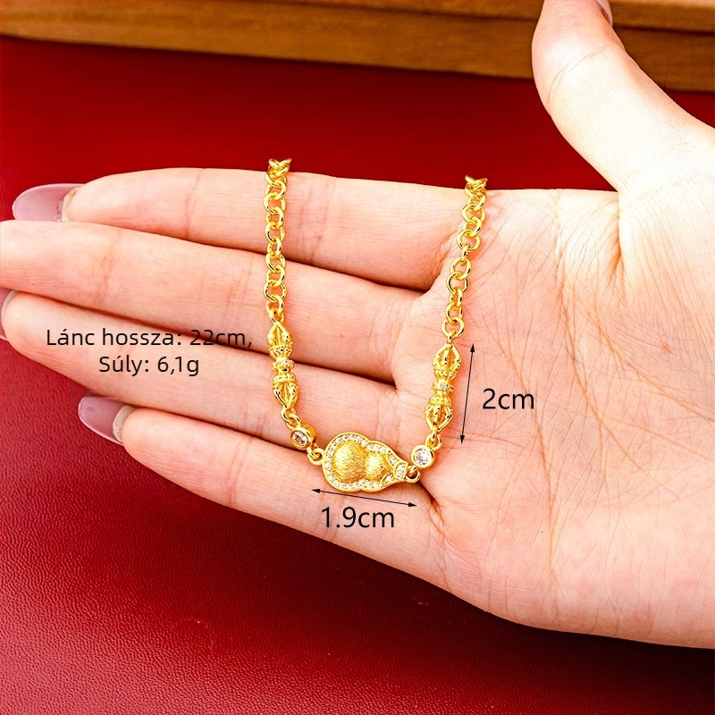 Aranyozott réz karkötő, retro etnikus stílus | Anyag: aranyozott réz; Technológia: elektroplakálás; Stílus: nőknek, kínai stílus; Forma: egyéb; Év/évszak: 2025 tavasz