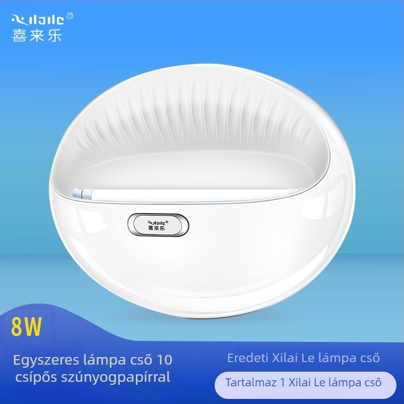 Falra szerelhető ragadós szúnyogirtó lámpa éttermek és szállodák számára, UV-fény csapda, 61 m²+ lefedettség, ABS ház, 1 év garancia