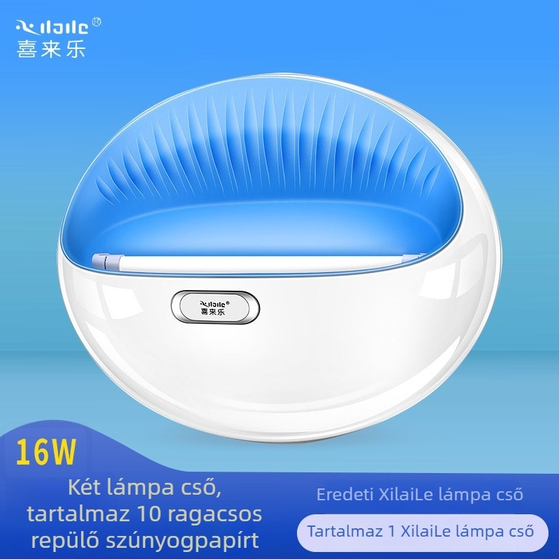 Falra szerelhető ragadós szúnyogirtó lámpa éttermek és szállodák számára, UV-fény csapda, 61 m²+ lefedettség, ABS ház, 1 év garancia