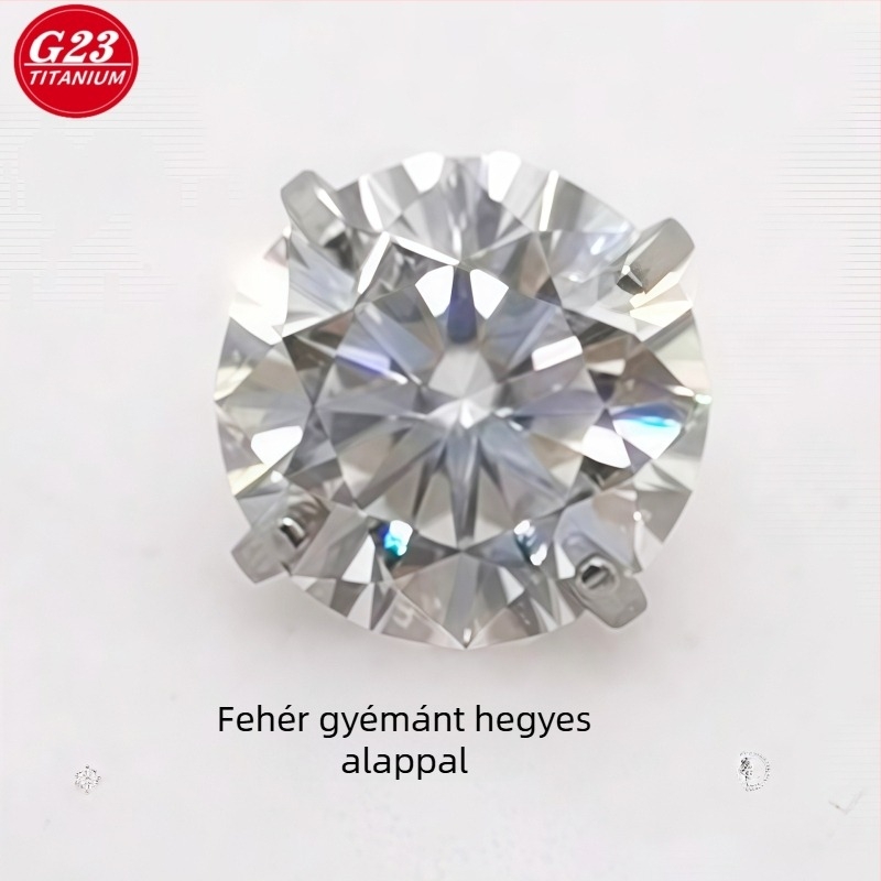 G23 titánötvözet geometriás négy karmú fül- és ajakszúrás, polírozott felület