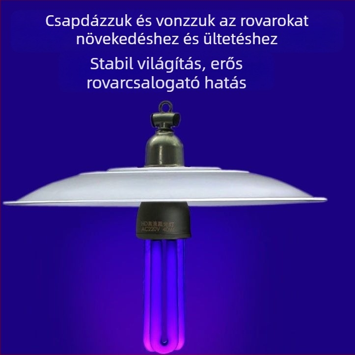 Kültéri elektromos rovarcsapda lámpa (10 m²-es lefedettség; kézi elektromos sokkoló rovarok ellen; beépített akkumulátor nélkül)
