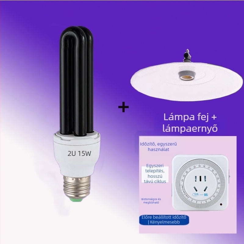 Kültéri elektromos rovarcsapda lámpa (10 m²-es lefedettség; kézi elektromos sokkoló rovarok ellen; beépített akkumulátor nélkül)
