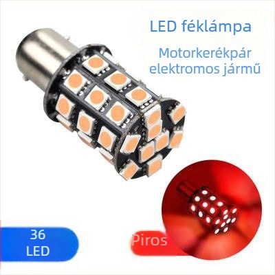 Sanmyushi 12V LED motorkerékpár féklámpa, modell 1157, kompatibilis MT manuális sebességváltóval