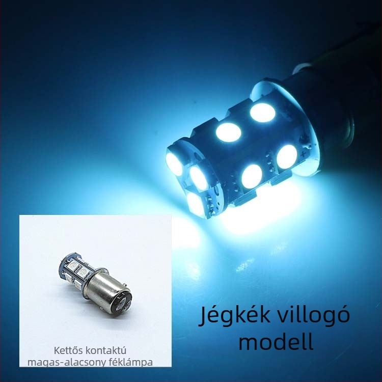 Sanmyushi 12V LED motorkerékpár féklámpa, modell 1157, kompatibilis MT manuális sebességváltóval
