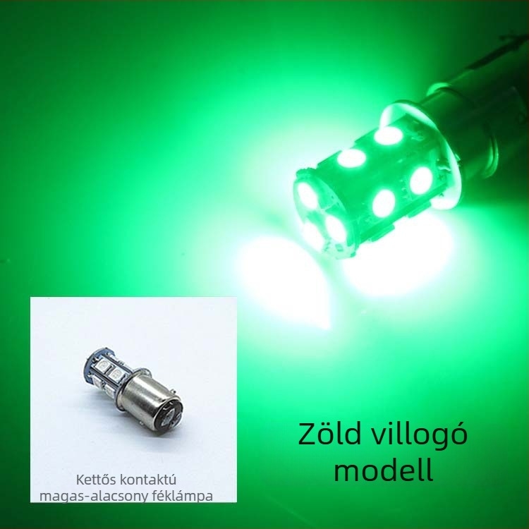 Sanmyushi 12V LED motorkerékpár féklámpa, modell 1157, kompatibilis MT manuális sebességváltóval