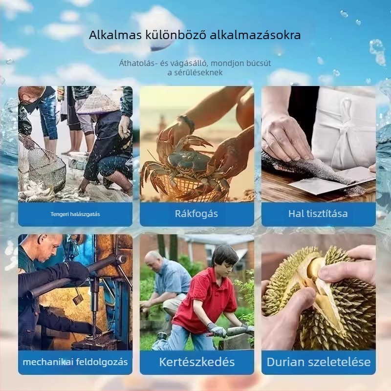 Kesztyűk – egyszínű, szabályos vastagság; anyag: Egyéb