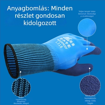 Tengeri horgász kesztyűk — vágásálló, harapásálló, csúszásmentes, vízálló, magas rugalmasság.