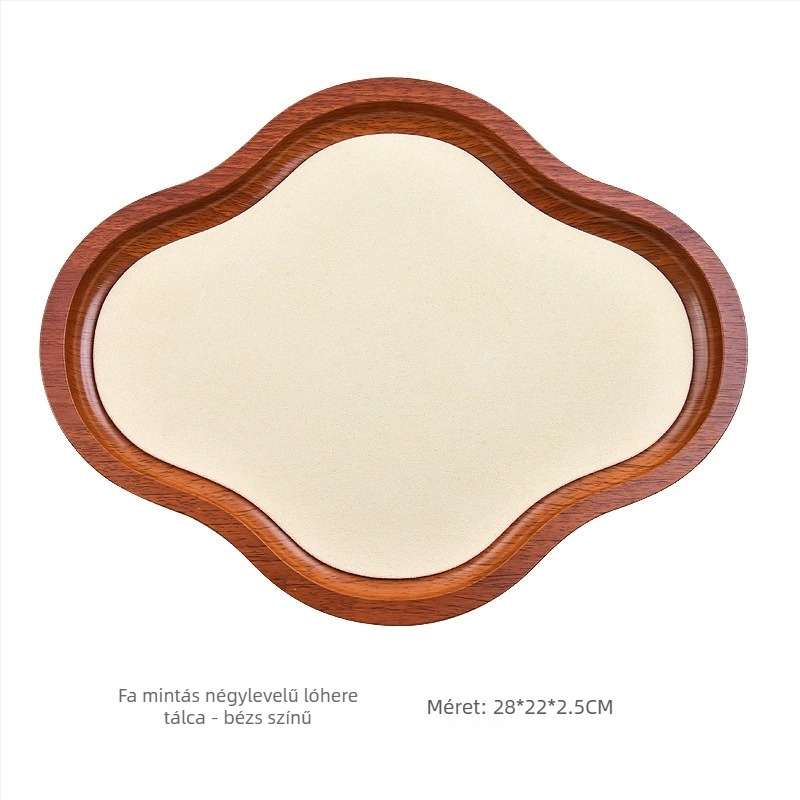 Ékszerek kiállítására szolgáló fa tálca, egyszintes, művészi stílus, összeszerelés