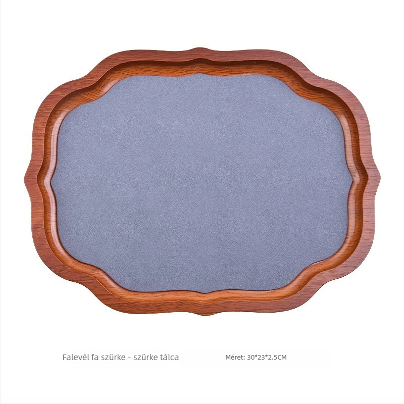 Ékszerek kiállítására szolgáló fa tálca, egyszintes, művészi stílus, összeszerelés