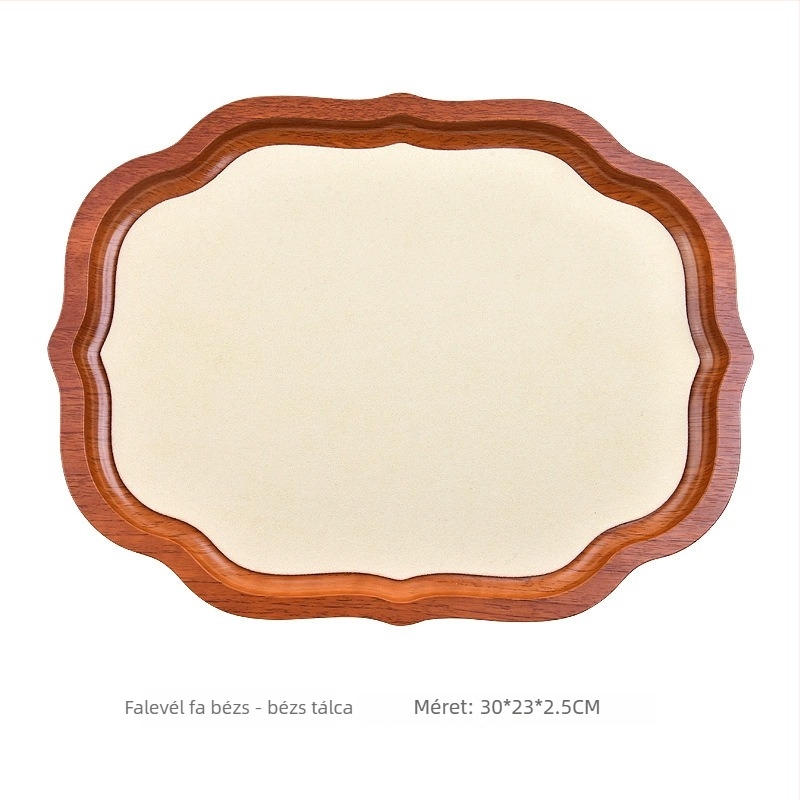 Ékszerek kiállítására szolgáló fa tálca, egyszintes, művészi stílus, összeszerelés